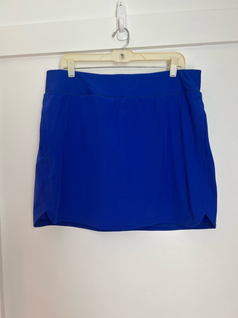 Lands' End Electric Blue Active Board Skort with Pockets Size Large14/16